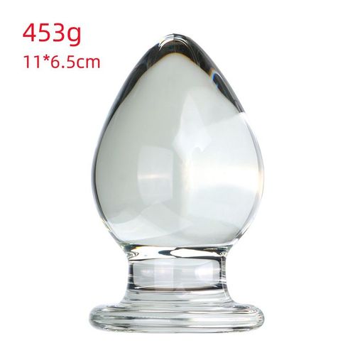 Nokia-Bouchons Anaux En Verre Hppy,Mastjaune Ator,Extension Training,Lesbian Gay,Sm,Bdsm Sex Toys,Grand,780g,Diamètre 7cm,Style ?Uf De Canard - Type 453g