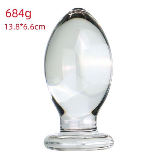 Nokia-Bouchons Anaux En Verre Hppy,Mastjaune Ator,Extension Training,Lesbian Gay,Sm,Bdsm Sex Toys,Grand,780g,Diamètre 7cm,Style ?Uf De Canard - Type 684g