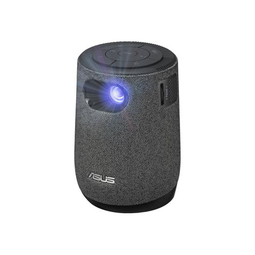 ASUS ZenBeam Latte L1 - Projecteur DLP - LED - 300 lumens - 1280 x 720 - 16:9 - 720p - objectif fixe à focale courte - Wi-Fi / Bluetooth - gris, noir
