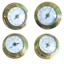 Thermomètre vintage plaqué cuivre