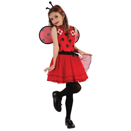 Déguisement Coccinelle Fleurs Fille - Taille: S 4-6 Ans (110-120 Cm)