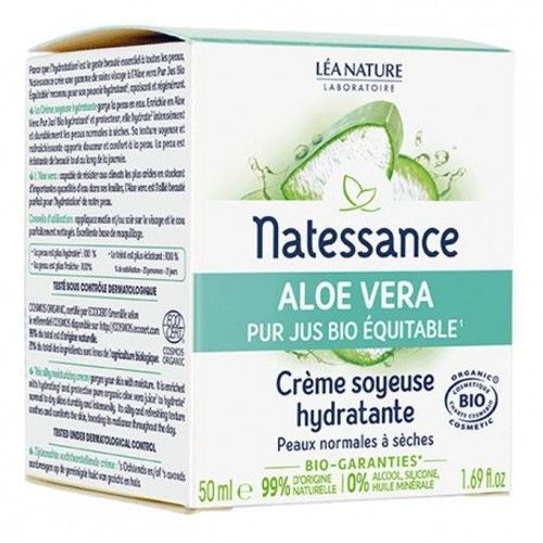 Creme Soyeuse Hydratante Aloe Vera Bio 