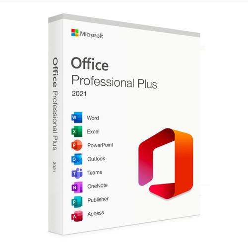 Microsoft Office 2021 Pro Plus - Licence "Activation Par Internet À Vie" - Livraison Par Email (Par Téléchargement) - Facture Avec Tva Fournie