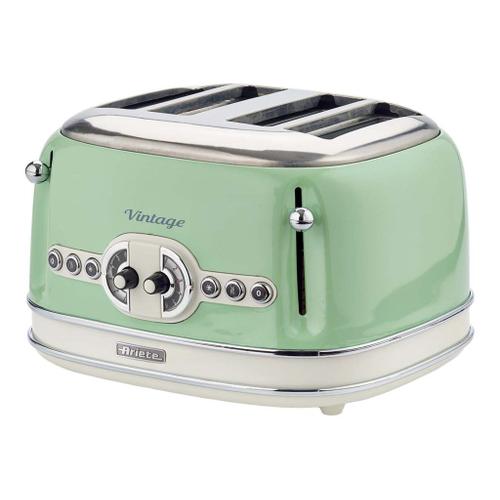 Ariete Vintage 156 - Grille-pain - 4 tranche - 4 Emplacements - vert