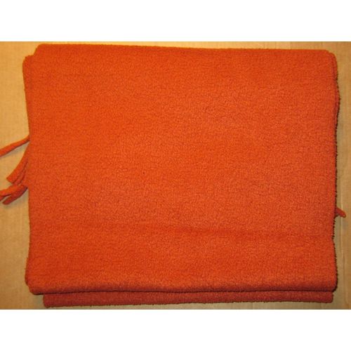 Écharpe Polaire Orange 24/140 Cm + 6cm De Franges