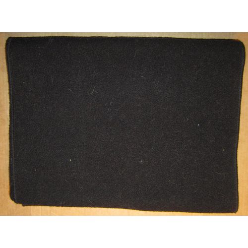 Écharpe Polaire Noire Épaisse 24/140 + 5 Cm De Franges
