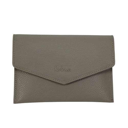 Pochette pour carte grise KATANA en cuir grainé réf 953104 taupe (11 coul. disp.)
