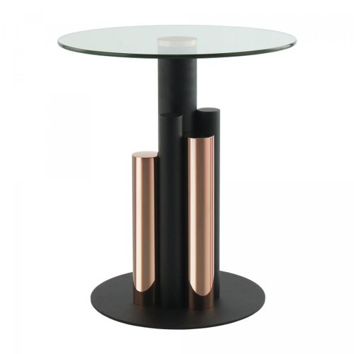 Table Basse Fait Main Ehi Rose 46x46 En Aluminium Idéal Pour Une Cuisine