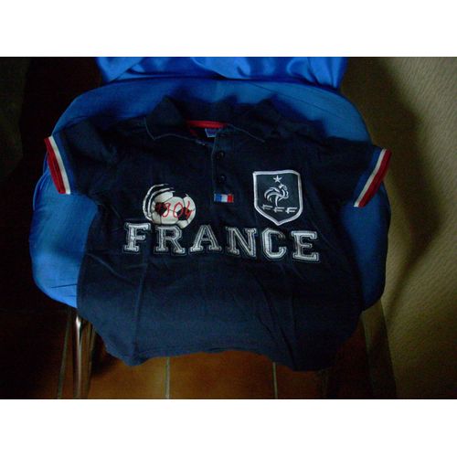 Polo Manches Courtes Fff France 4 Ans.