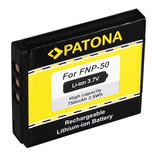 Batterie Li-Ion haut de gamme de marque Patona® pour Pentax Optio S10 - garantie 1 an