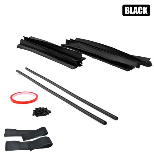 Pare-Soleil Anti-Uv Pour Vitres Latérales De Voiture,Rideau De Visière,Pare-Brise Arrière,Nuit Pour Suv,Camion,Ennemi Rétractable Avec Attaches,2/4 Pièces - Type 1 Pair Front Black