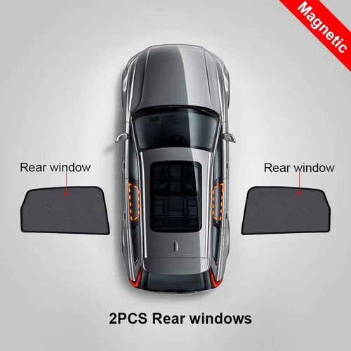Couverture De Pare-Brise De Fenêtre Pour Subaru Forester,Pare-Soleil De Voiture,Rideau D'ombre En Maille,Store,Accessoires,2019,2020,2021,2022 Sk - Type 2pcs Rear