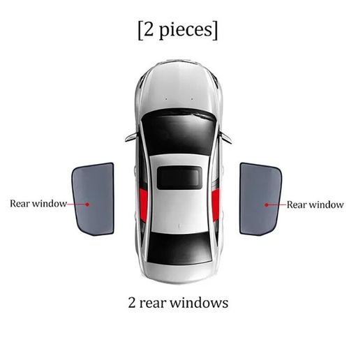 Pare-Soleil Magnétique Pour Honda Accord 9th 2013 - 2017,Pare-Soleil Pour Voiture,Fenêtre Latérale,Pare-Soleil En Verre,Couverture,Moustiquaire - Type Rear Side Windows