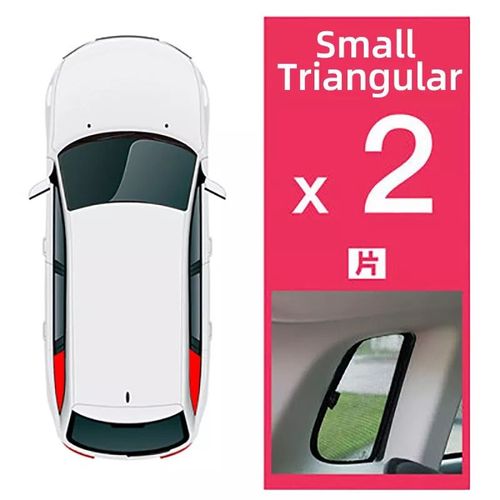 Pour Subaru Xv Crosstrek Gt 2018-2022 Magnétique Voiture Pare-Soleil Visière Avant Pare-Brise Rideau Arrière Fenêtre Latérale Pare-Soleil Pare-Soleil - Type 2pcs Triangular