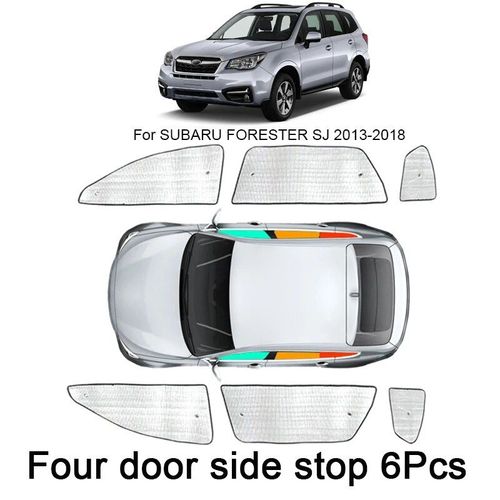 Pare-Soleil De Voiture,Housse De Protection Uv Pour Subaru Forester Sj Sk 2013 - 2025,Rideau De Fenêtre,Pare-Brise,Accessoires De Voiture - Type 2 Sides Door 13-18