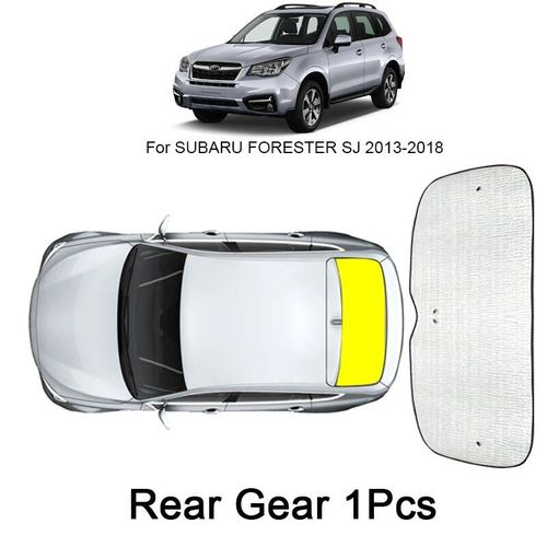 Pare-Soleil De Voiture,Housse De Protection Uv Pour Subaru Forester Sj Sk 2013 - 2025,Rideau De Fenêtre,Pare-Brise,Accessoires De Voiture - Type 1pc Rear 13-18