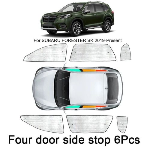 Pare-Soleil De Voiture,Housse De Protection Uv Pour Subaru Forester Sj Sk 2013 - 2025,Rideau De Fenêtre,Pare-Brise,Accessoires De Voiture - Type 2side Door 19-25