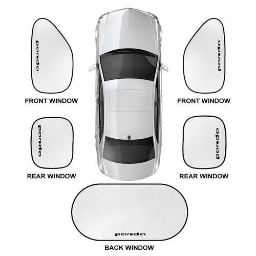 Pare-Soleil Complet Pour Vitres Latérales De Voiture,Protection Pour Fiat Krasnoature I Toro Albea Punto Stilo Ducato Sedici 500 Doblo Uno,Accessoires - Type For Panda