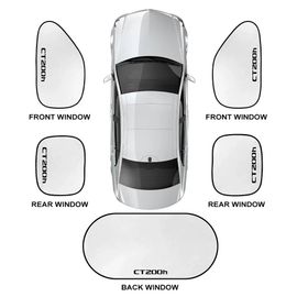 Accessoires De Couverture De Pare-Soleil De Fenêtre De Voiture,Lexus Rx 300 400h 460 Nx Ct200h Gs 450h Is 300h 250 Es Gx 470 Fsport Ls Lx Affiliés 200,5 Pièces - Type For Ct200h