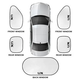 Accessoires De Couverture De Pare-Soleil De Fenêtre De Voiture,Lexus Rx 300 400h 460 Nx Ct200h Gs 450h Is 300h 250 Es Gx 470 Fsport Ls Lx Affiliés 200,5 Pièces - Type For Ux