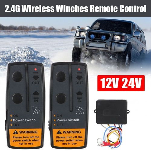 Contrôleur De Commutateur De Treuil Électrique,Télécommande Sans Fil,Accessoires Pour Jeep Tout-Terrain,Remorque Et Bateau,Universel,4x4 Rl,12v,24v #A