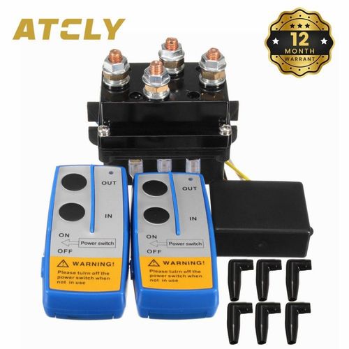 Contacteur Numérique Électrique Universel,Commande De Treuil,Solénoïde,Double Télécommande Sans Fil,Récupération De Contrôleur,Hd,4x4,12v,500a