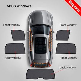 Couverture De Pare-Brise De Fenêtre De Voiture,Pare-Soleil,Rideau D'ombre De Maille,Accessoires De Pare-Soleil,Lexus Rx Xu30,2003-2008,330,350,400h - Type 4pcs Side 1back