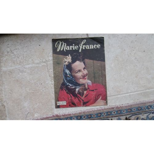 Rare Revue Ancienne ( 1946 ) Collection Marie France Hebdomadaire N 73 Mode , Actualité Conseils..