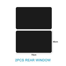 Juste De Protection Magnétique Pour Rideau De Fenêtre De Voiture,Pare-Soleil Noir,Avant Et Arrière,Lexus F Sport Is 250 300 350 Jas350 500h Rc350 - Type Rear 2pcs-No Logo