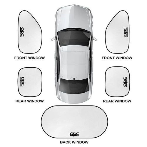 Couverture De Pare-Soleil De Fenêtre Latérale De Voiture,Protection Solaire Uv,Rideau De Fenêtre Avant Et Arrière Automatique,Opel Opc Line Astra G H J K F Corsa D Zafira - Type A