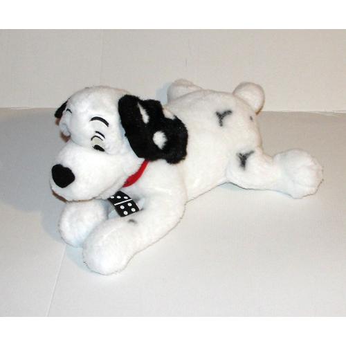 Les 101 Dalmatiens Disney - Peluche Doudou Chien Dalmatien Domino 31 Cm