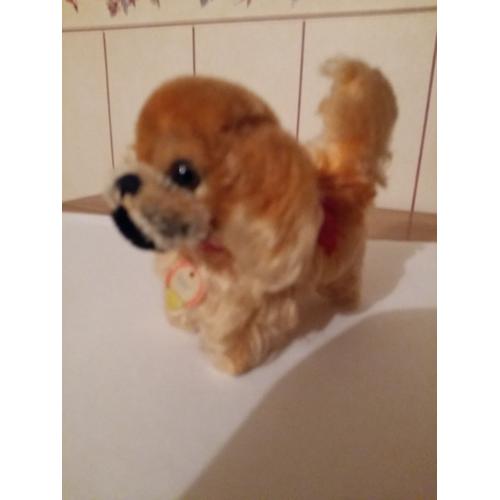 Peluche Steiff 1977 Chien Peky