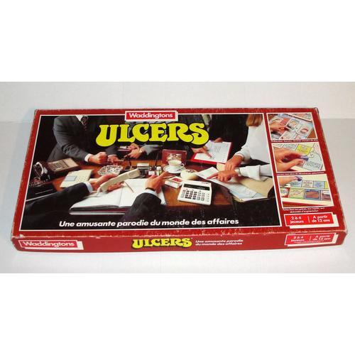 Ulcers Board Games Waddingtons Jeu De Plateau Parodie Des Affaires Vintage 80