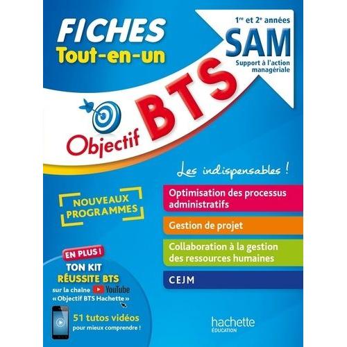 Objectif Bts Sam 1re Et 2e Années - Fiches Tout-En-Un