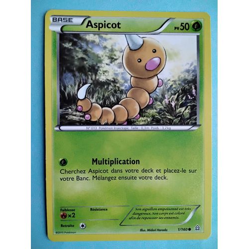 Carte Pokémon N° 013 Aspicot