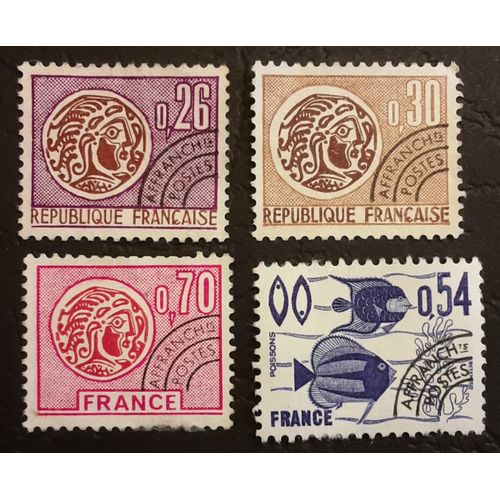 Timbre France Préoblitéré Neuf , Y&t N° 130 , 131 , 136 , 146 , Non Oblitéré , Bon État.