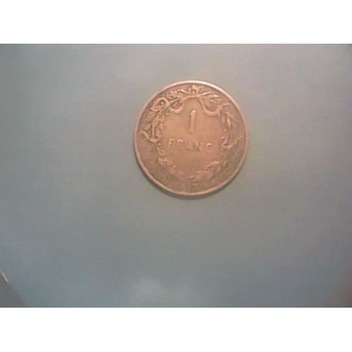 1 Franc Belge Argent 1914