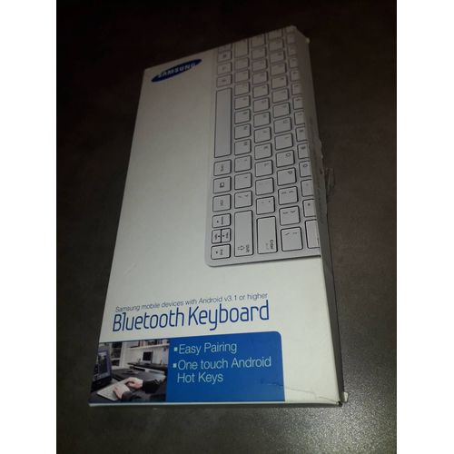 Samsung BKB-10 - Clavier - sans fil - Bluetooth - blanc - pour Galaxy Note 10.1 WiFi, Note 8.0, Tab 10.1, Tab 2