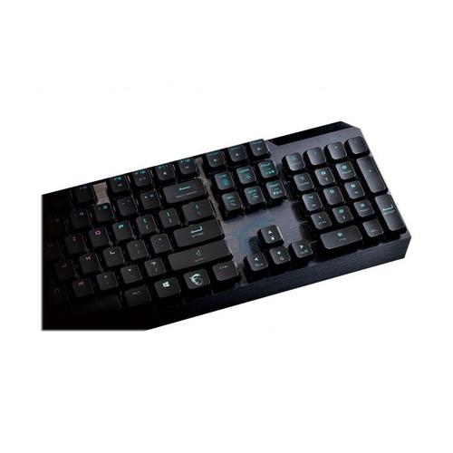 MSI Vigor GK50 Low Profile - Clavier - backlit - USB - Français - commutateur : Kailh Low Profile