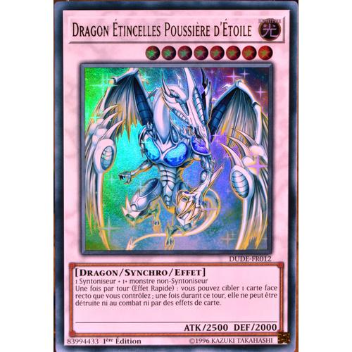 Dragon Étincelles Poussière D’Etoile   DUDE-FR012  Ultra Rare 1st YUGIOH!