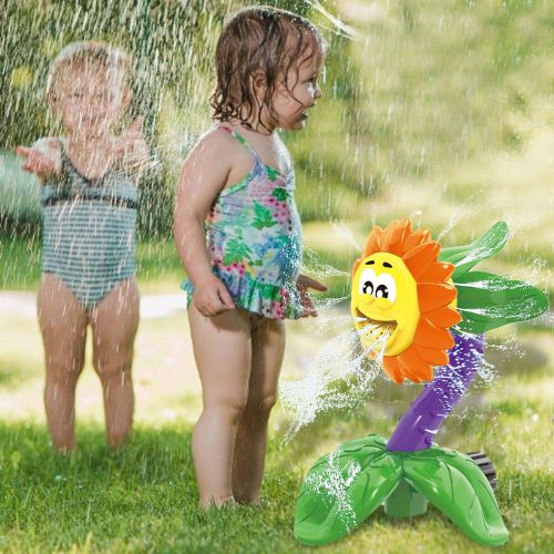 Jouet Pulvérisateur D'eau Pour Enfants, Arroseur De Tournesol Pour Pelouse, Jardin