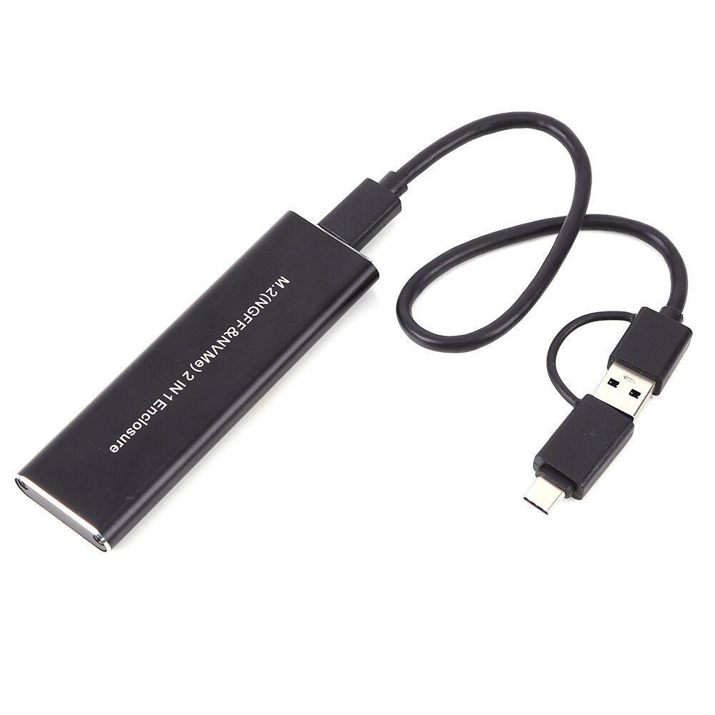 Acheter M2 NVMe SATA boîtier SSD Hub USB C NGFF boîtier SSD