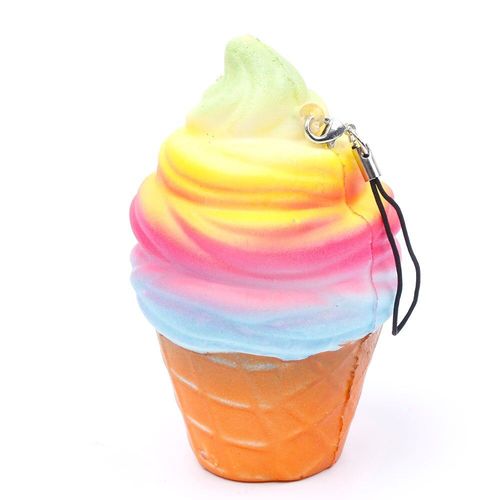 Jouet Squishy Pour Enfants, Jumbo, Kawaii, Parfumé À La Crème Glacée, Breloque Squishy, À Montée Très Lente