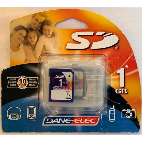 Dane-Elec - Carte mémoire flash - 1 Go - SD