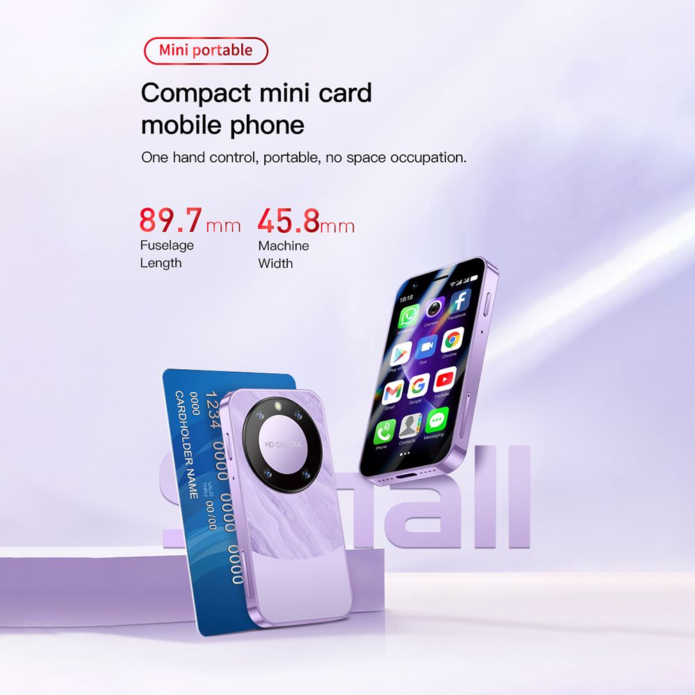 Rainbuvvy F8 Pro Max 3G Mini Smartphone 3.0 pouces 1GB+16GB ... - 6