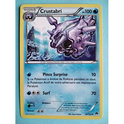 Carte Pokémon N° 091 Crustabri