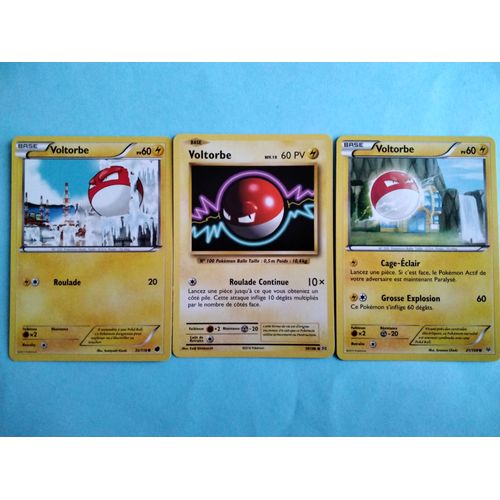 Cartes Pokémon N° 100 Voltorbe