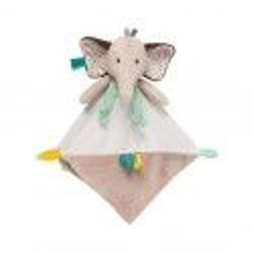 Doudou Babynat Éléphant Cacahuète Plat