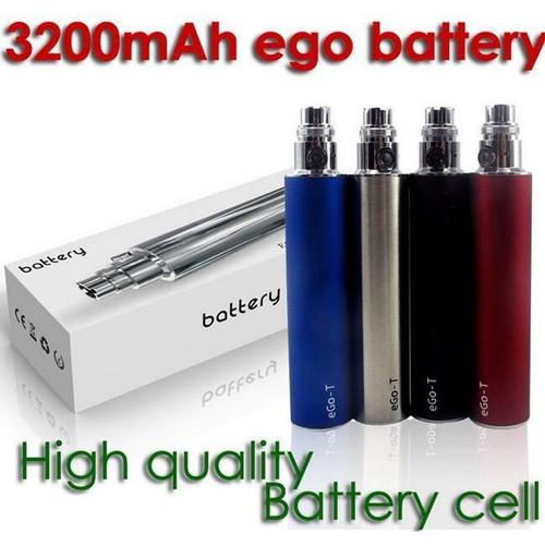 Ego 3200mAh énorme capacité Cigarette électronique Batterie Tension Ego variable T batterie avec 510 ajustement de discussion CE4 MT