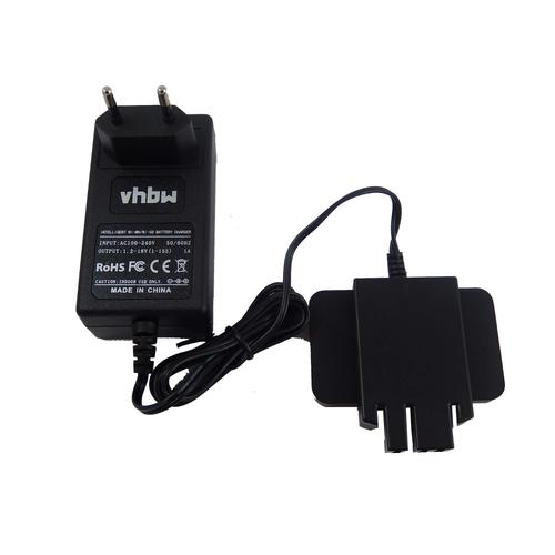 vhbw Chargeur compatible avec AEG BDSE 12T, BDSE 14.4 T Super Torque, BDSE 14 STX, BDSE 14 T Super, BDSE 18 STX batteries Ni-Cd, NiMH d'outils